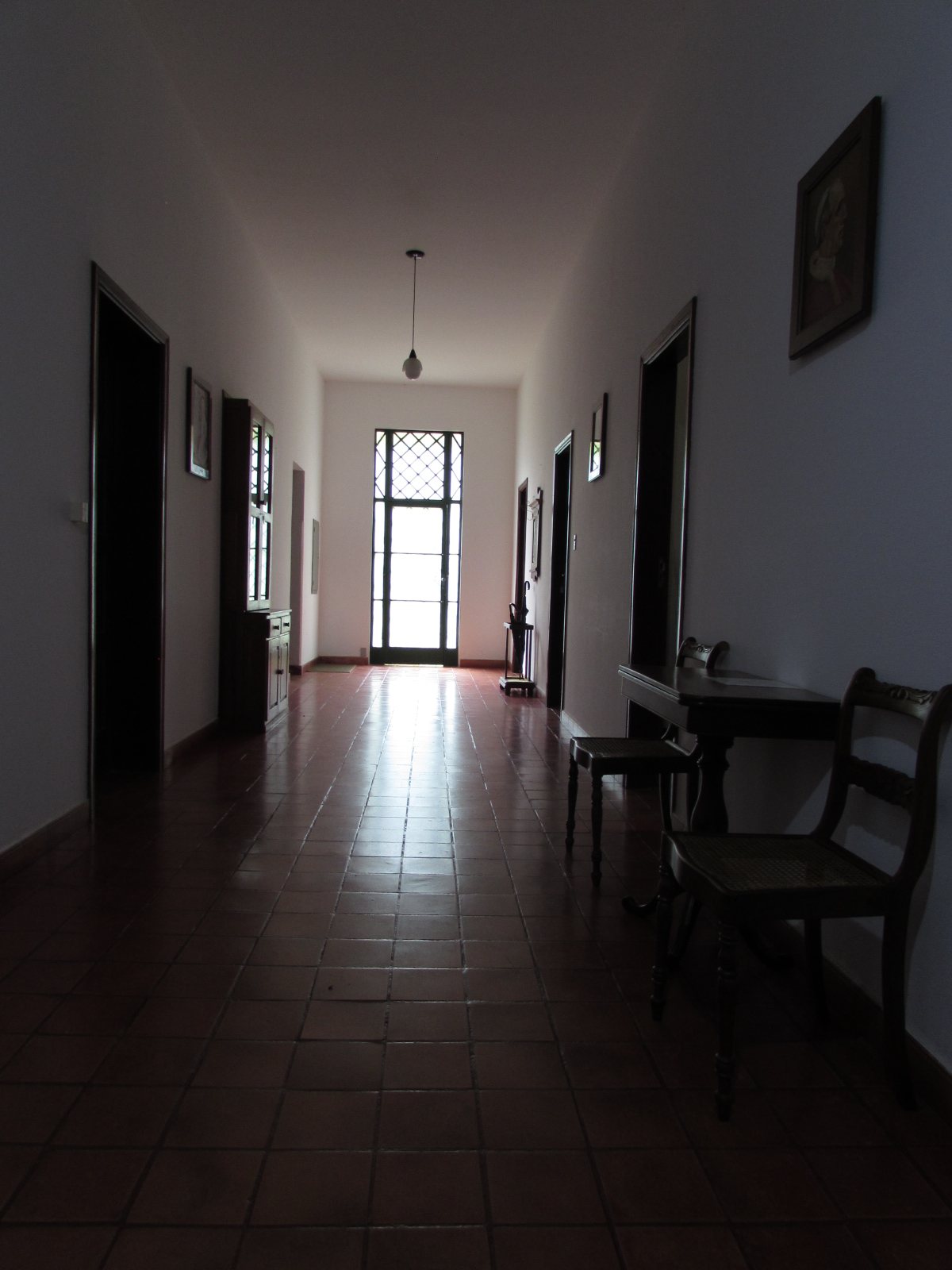 Corredor da hospedaria interna