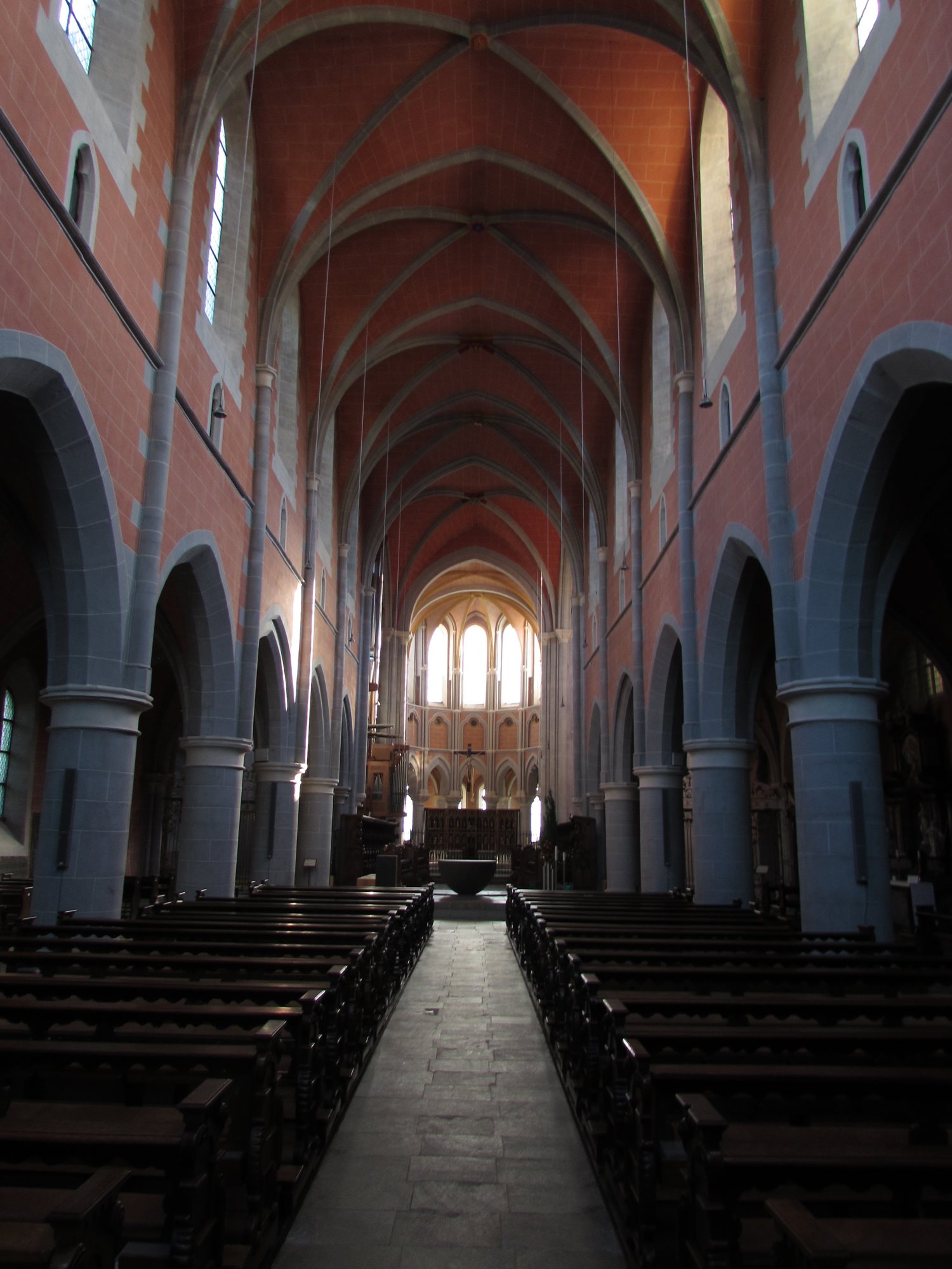 A nave da basílica de Marienstatt